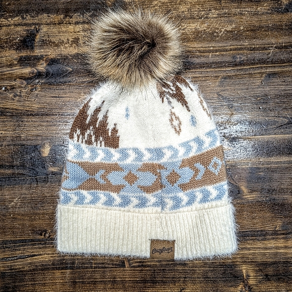 Idyllwind Accessories - Idyllwind Beanie CozyTown Aztec Women's Havendale Beanie Pom Hat